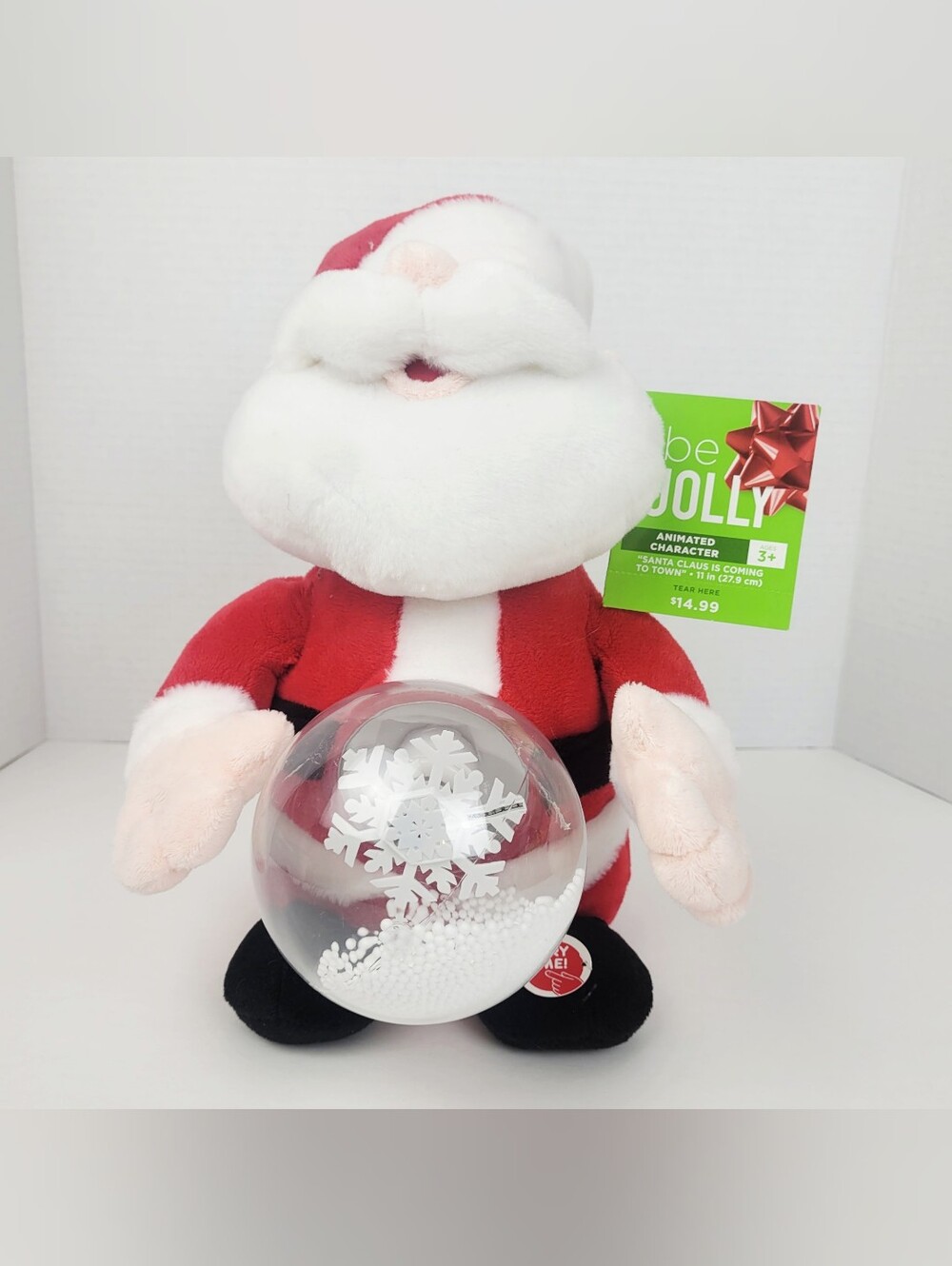 Be Jolly Message Pals~Animated Plush~Santa Claus Is Coming To Town~Dances Sings